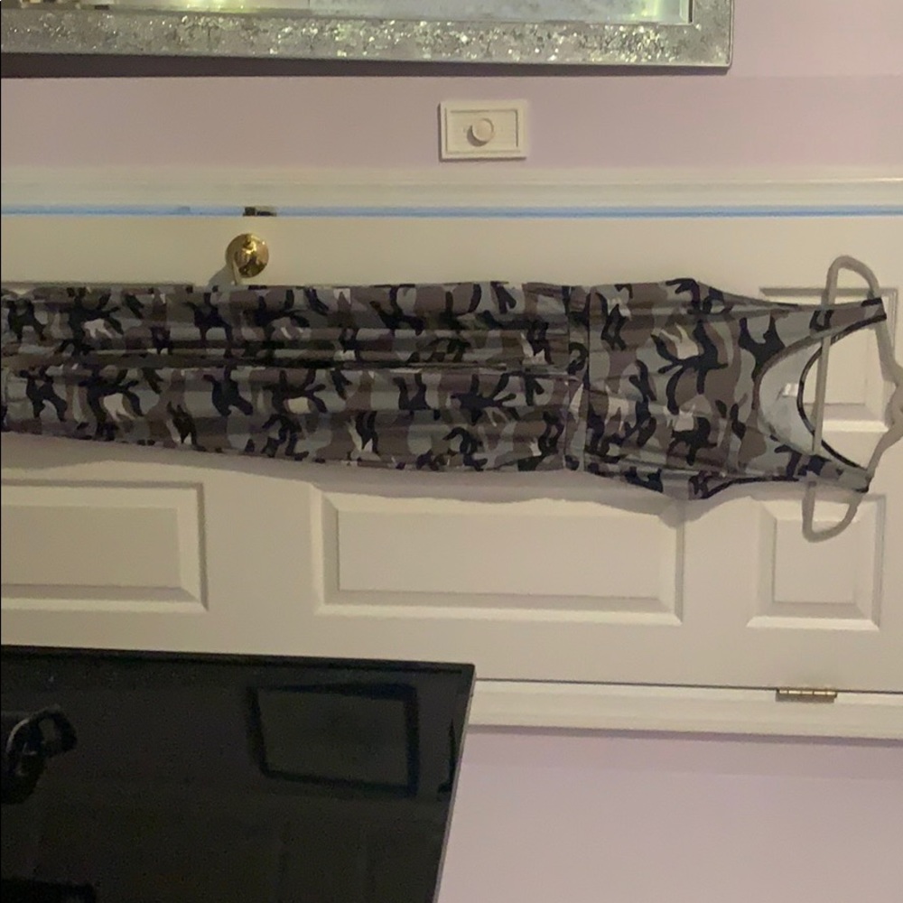 camo jumpsuit